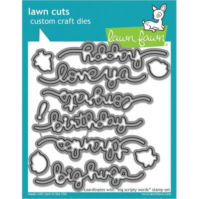 Lawn Fawn Lawn Cuts Dies - Big Scripty Words